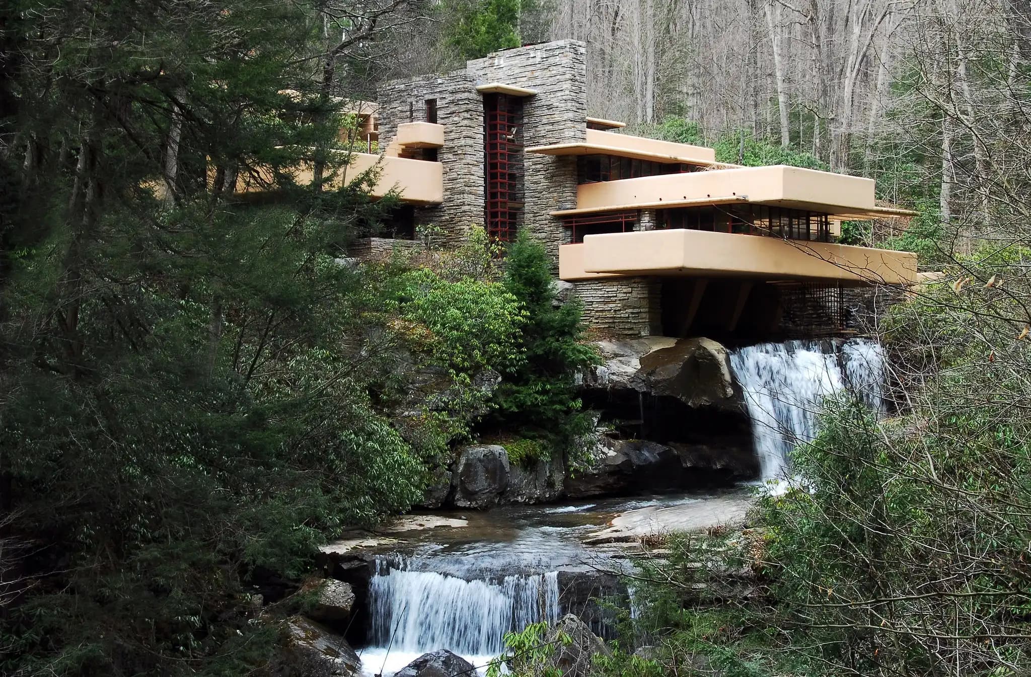 A Masterpiece Integrating with Nature, Frank Lloyd Wright’s Fallingwater House — image 2