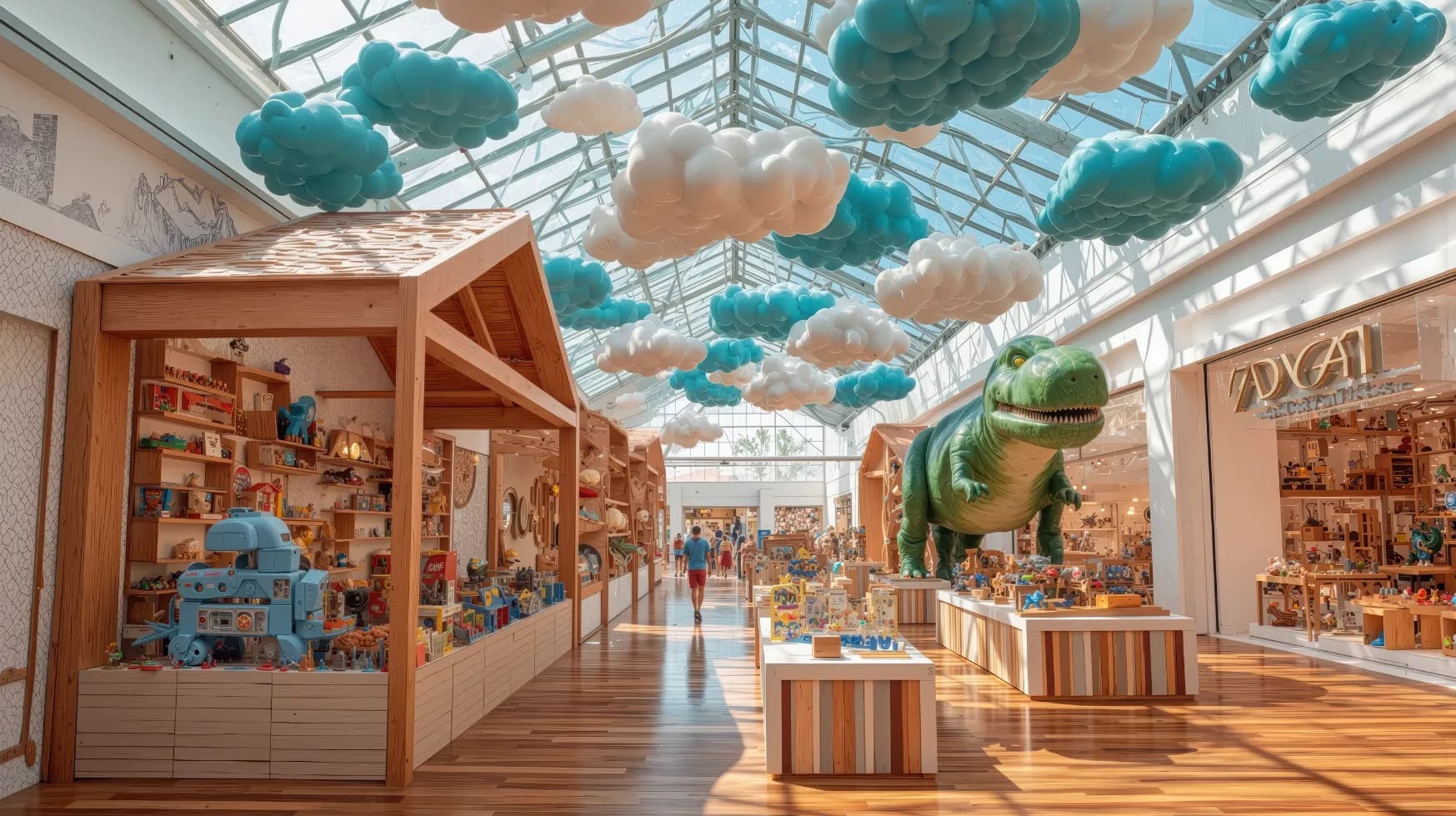 AI-Driven Retail Architecture: From Animation to Construction