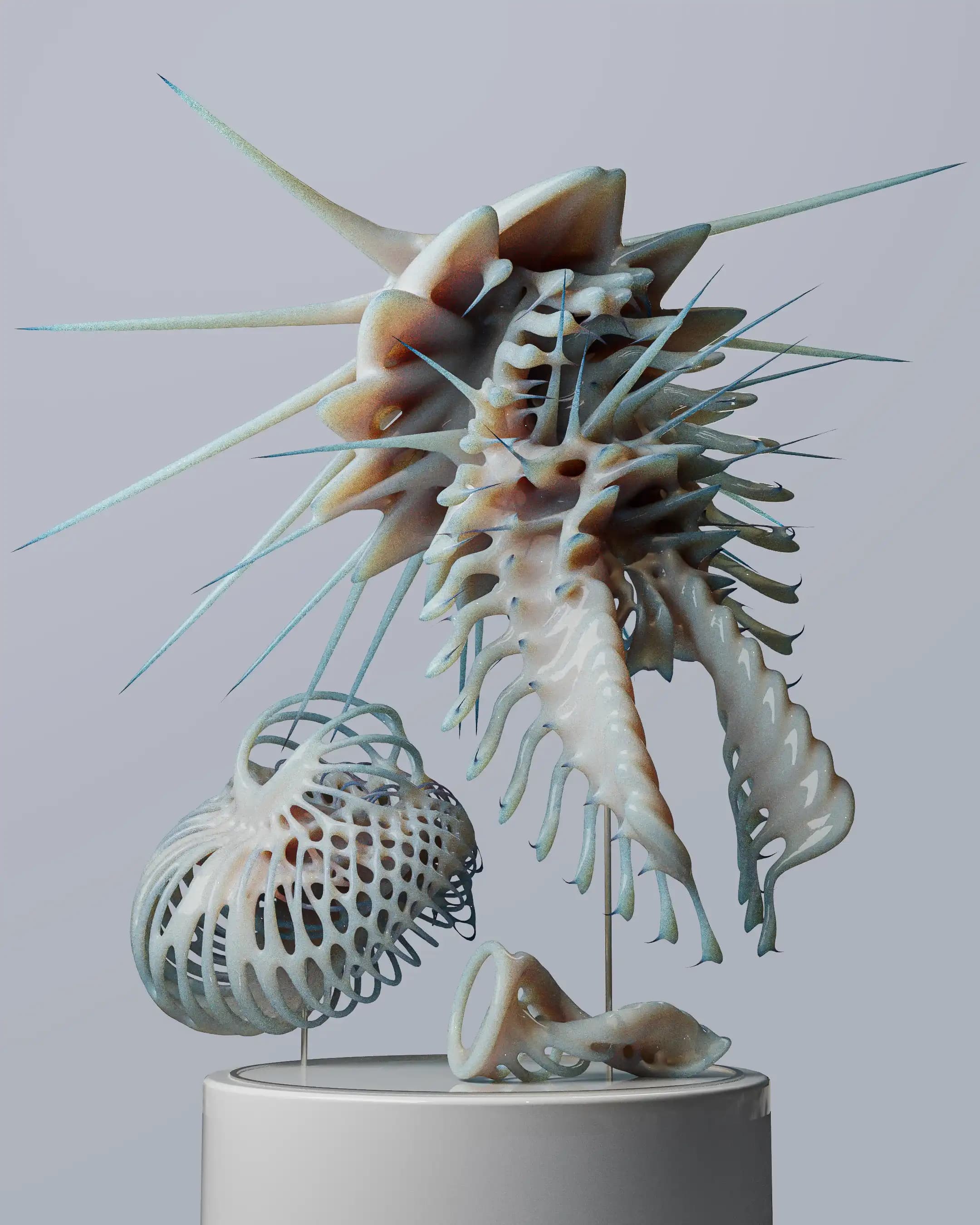 Artefacts of Growth: Biomorphic Structures in Cinema 4D