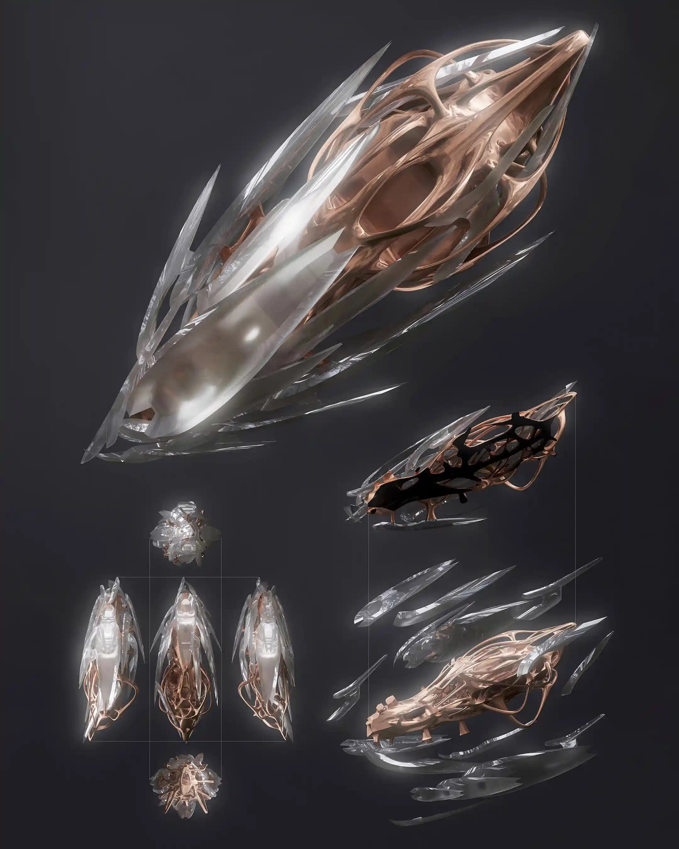 Artefacts of Growth: Biomorphic Structures in Cinema 4D