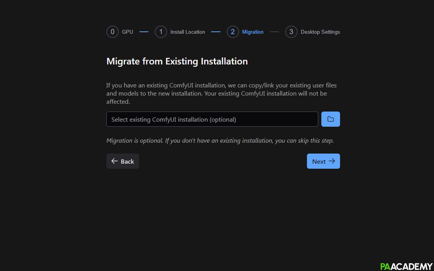 ComfyUI Installation Process (Desktop Application) — image 5