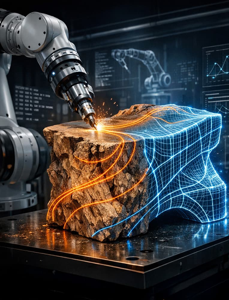 Robotic Fabrication for Irregular Geometry