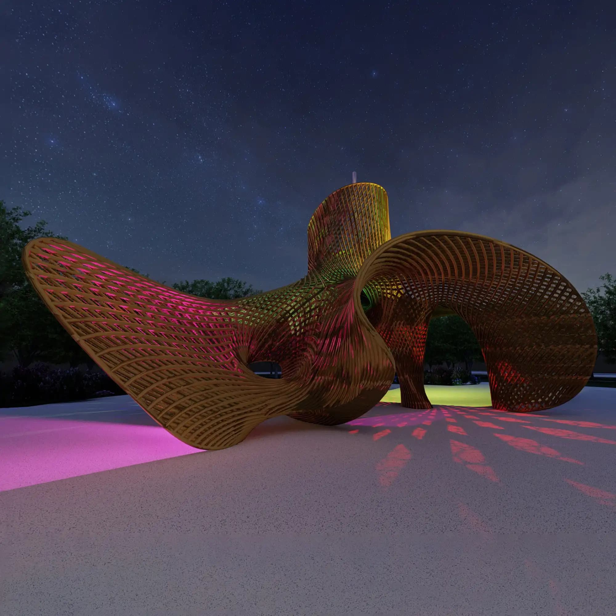 Eco-Parametric Structures - Studio Mamou-Mani