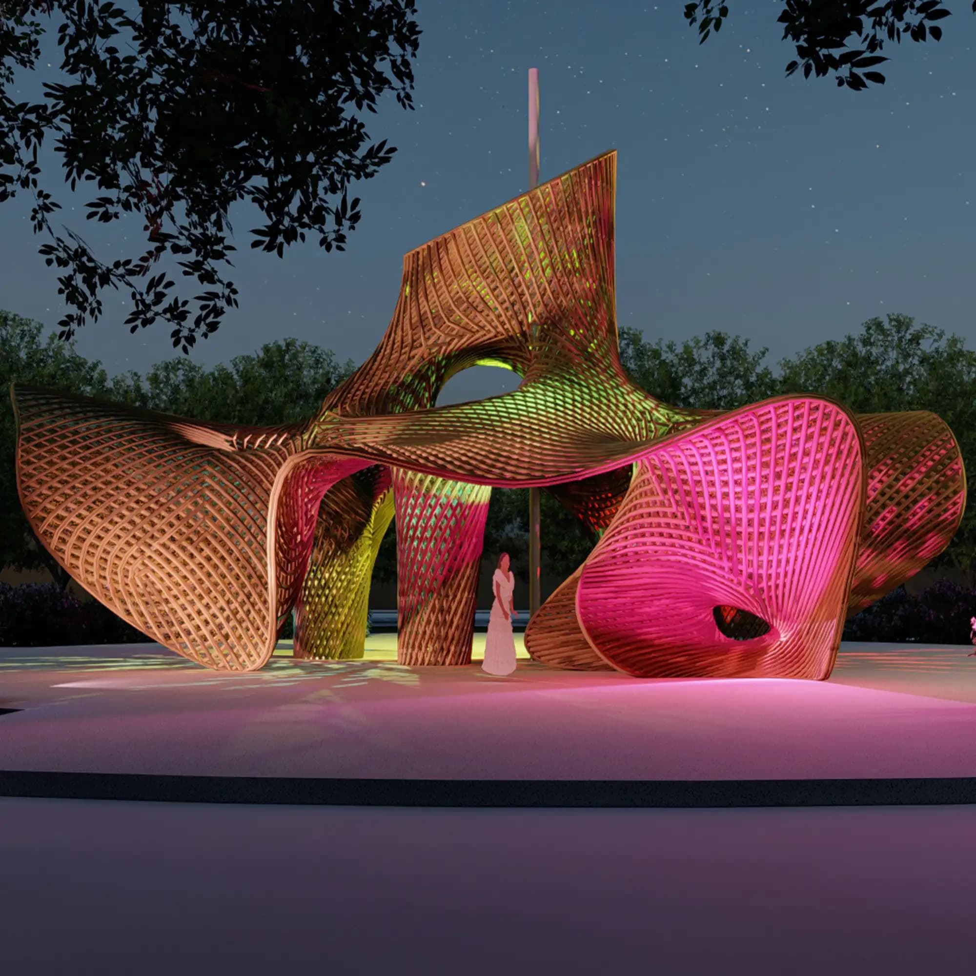 Eco-Parametric Structures - Studio Mamou-Mani