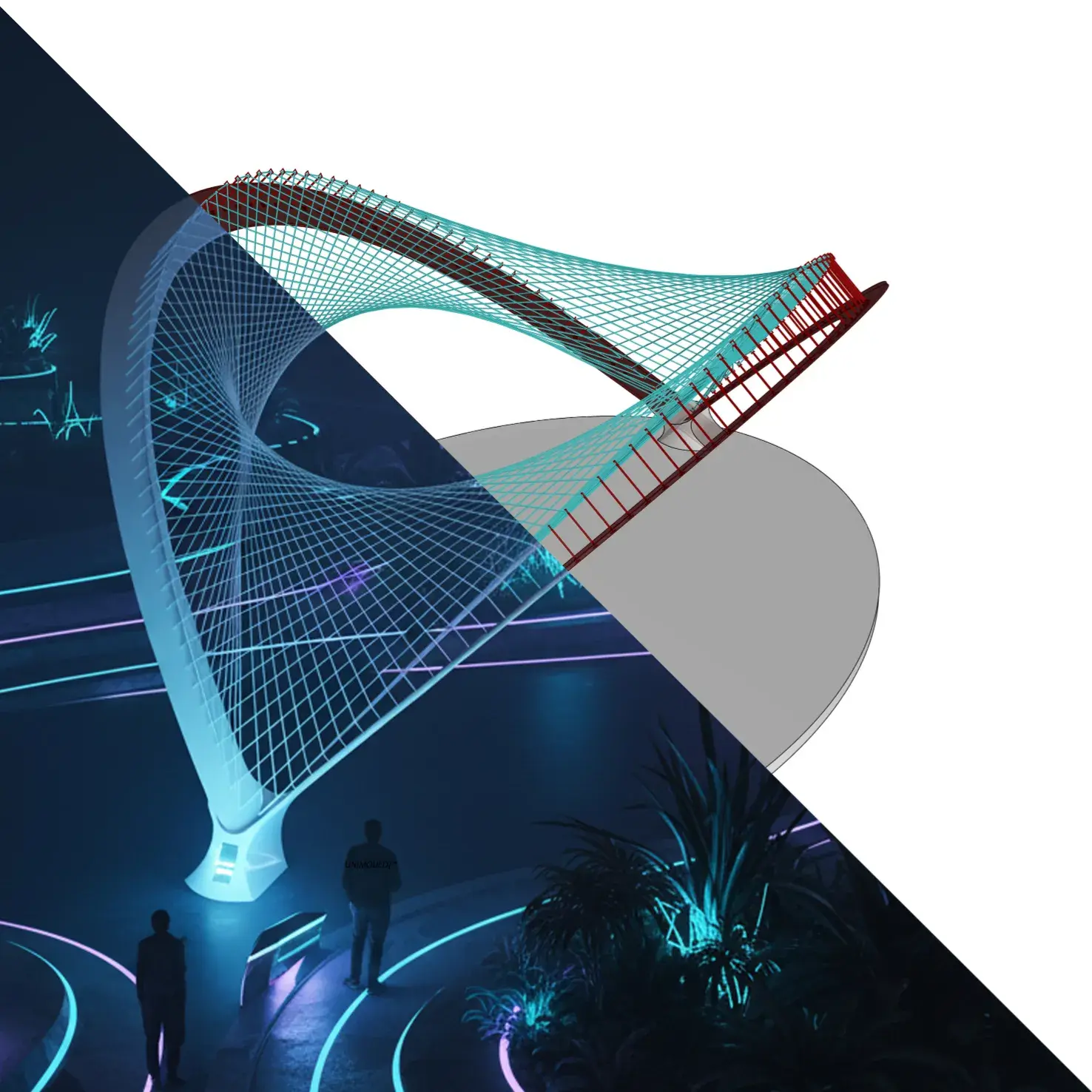 Fibrous Architecture: Robotic Fabrication & AI Rendering