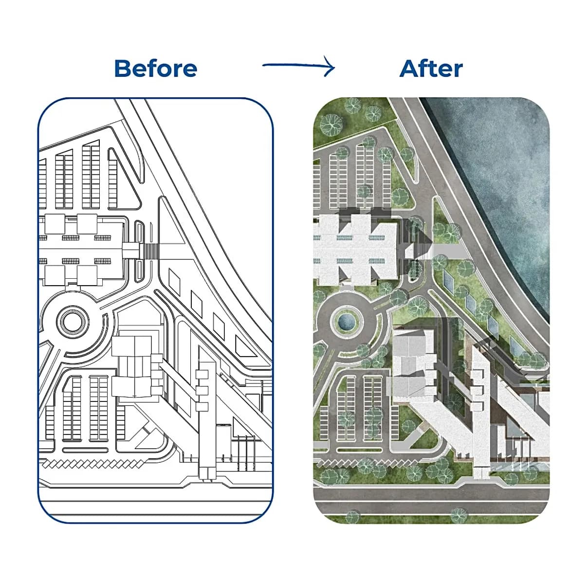 Shweta Hingane’s Architectural Diagrams: From Sketchup to Photoshop to After Effects — image 1