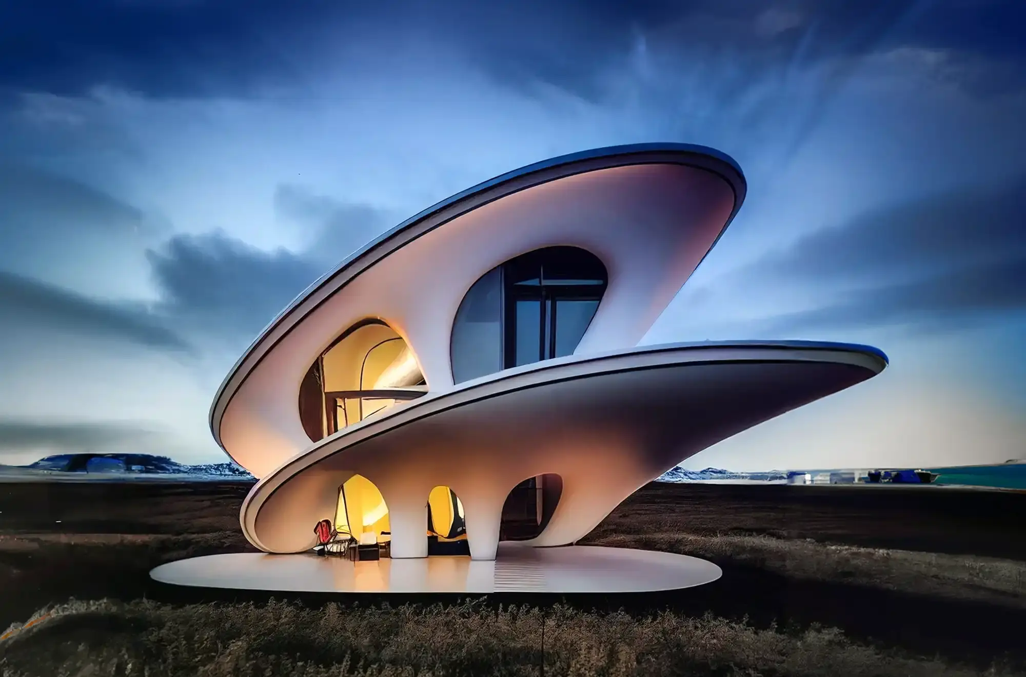 Midjourney Architecture 2.0
