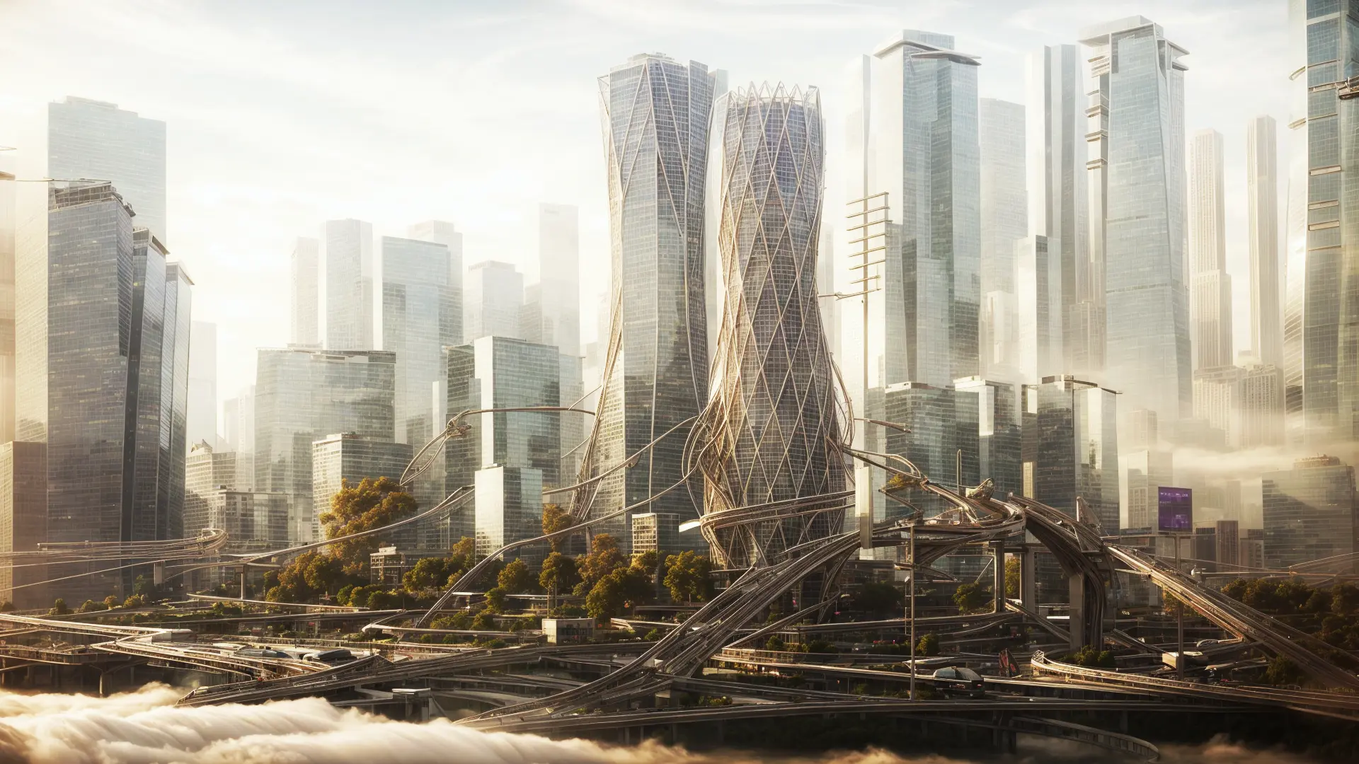 Transforming Architecture: 3D Models to Ethereal Art