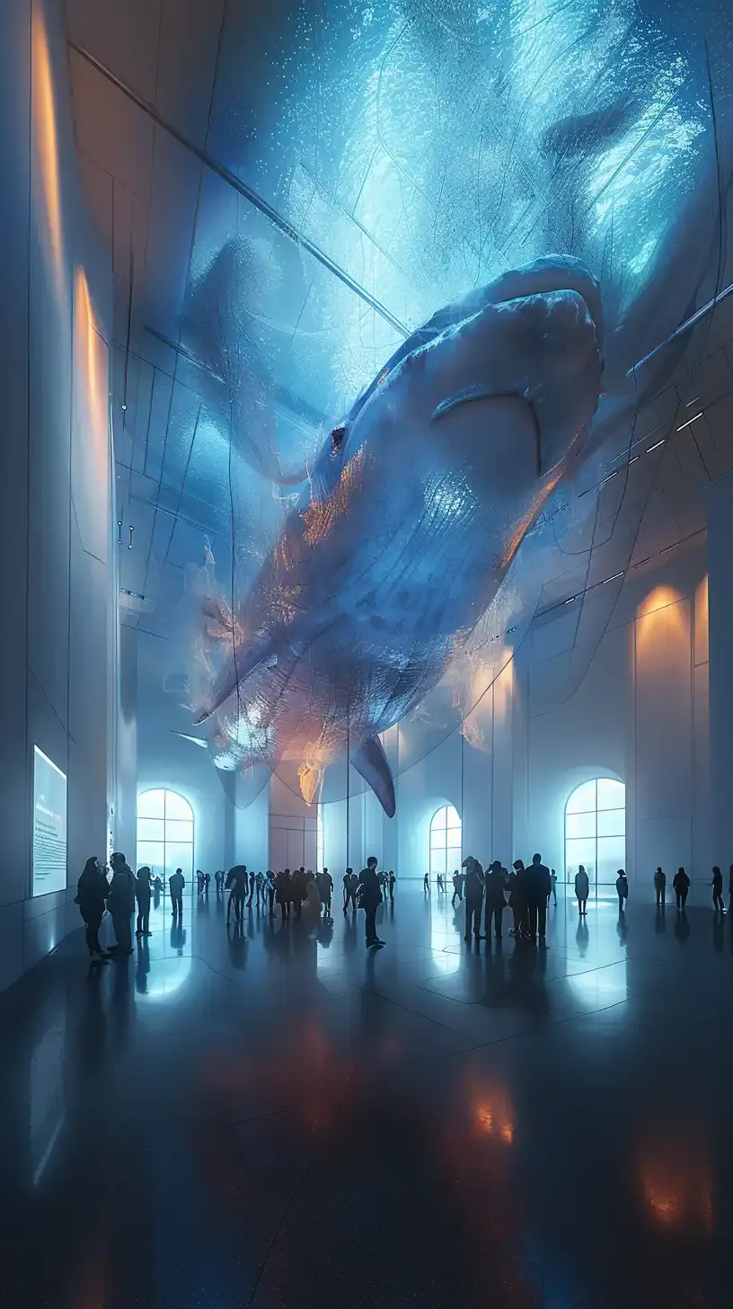 Transforming Architecture: 3D Models to Ethereal Art