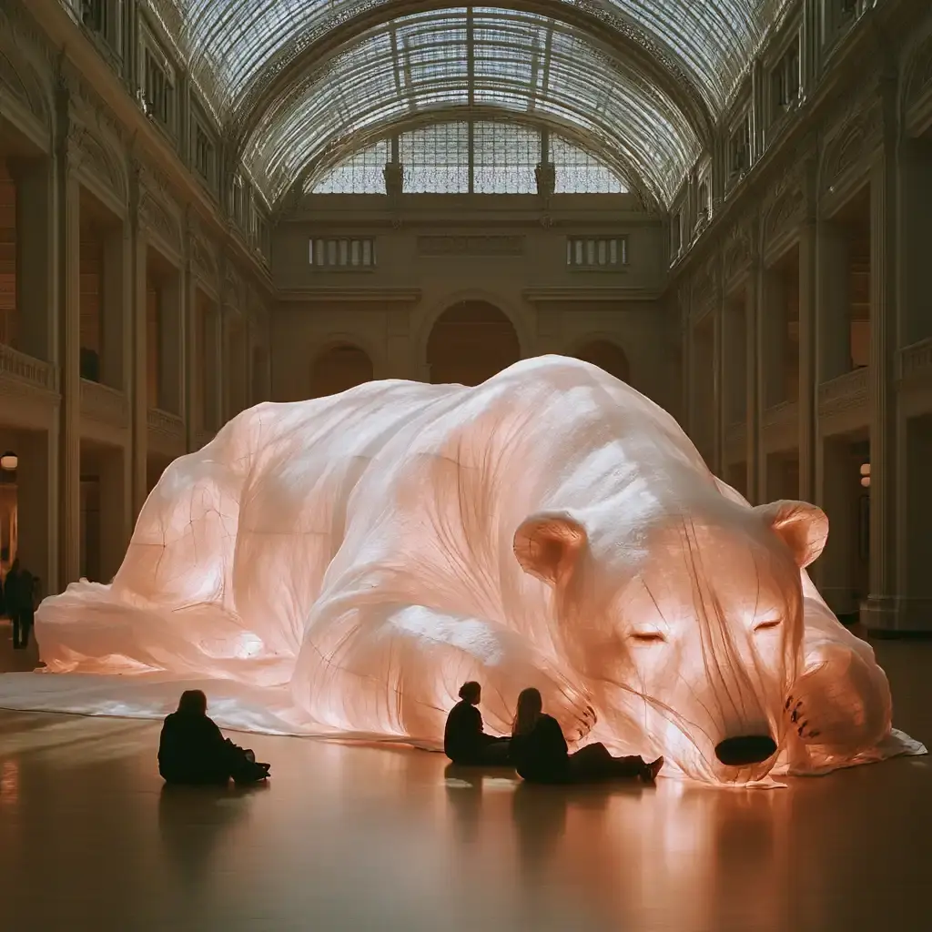 Transforming Architecture: 3D Models to Ethereal Art