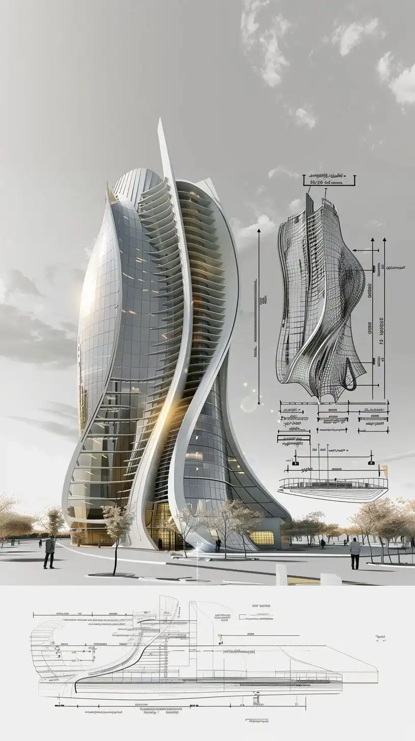 Transforming Architecture: 3D Models to Ethereal Art