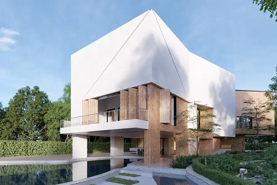 Kooshk House Rendered with V-Ray © Hoang Ngoc Duy