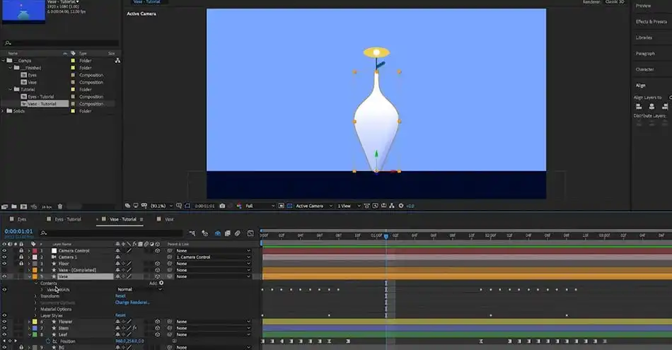 Example of creative effects © School of motion