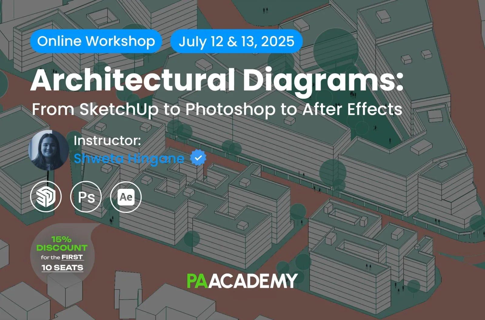 Shweta Hingane’s Architectural Diagrams: From Sketchup to Photoshop to After Effects
